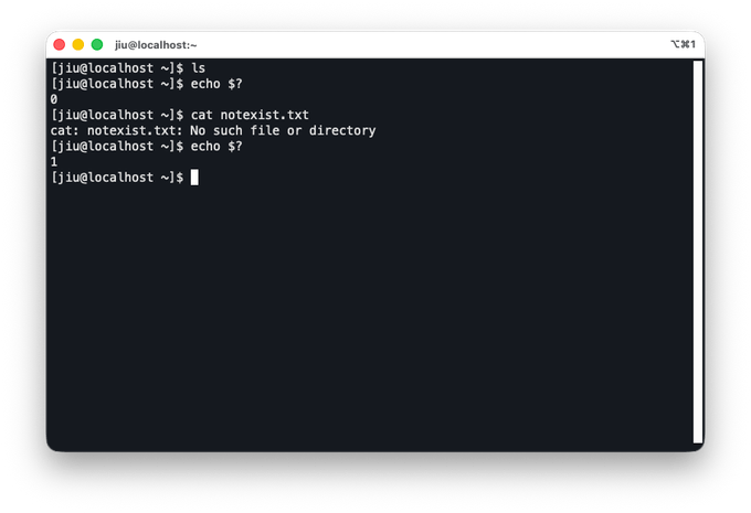 exitcode